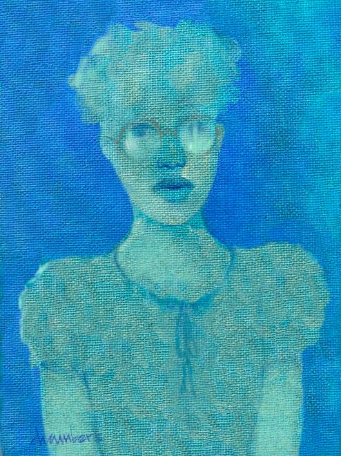 Mike Chambers, painting, Miss Terry Abounds