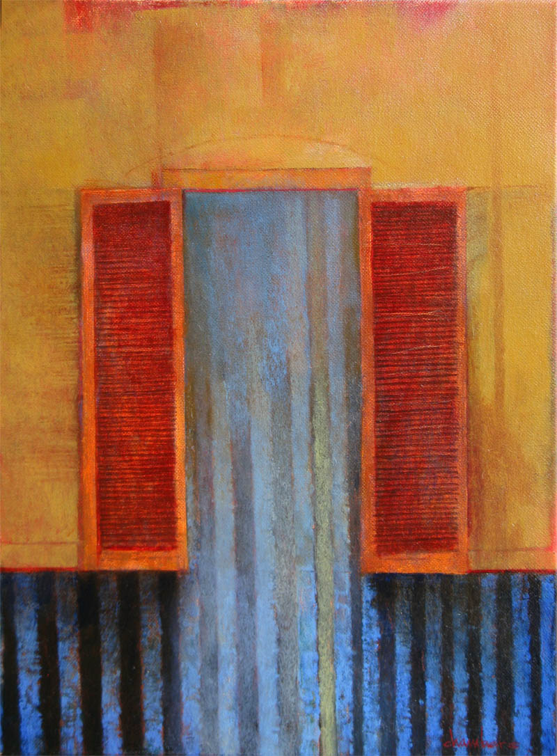 Gipsy Doors, 16 x 12 inches, oil on canvas