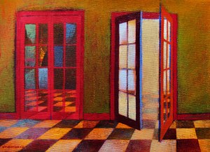 Little Spirit Room - 6 x 8 inches - oil on canvas - 2010