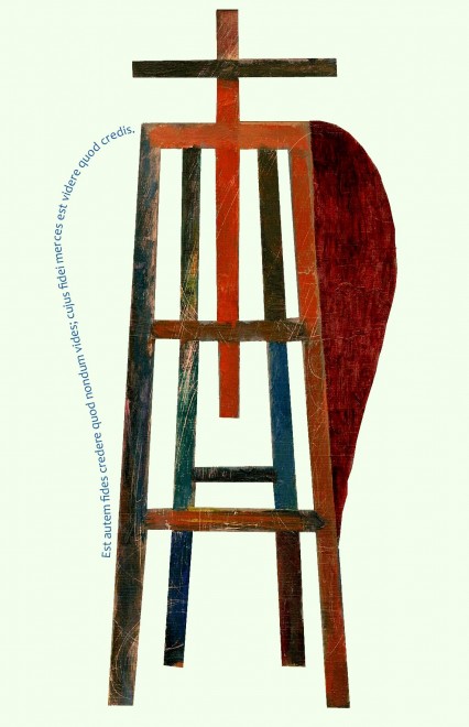 Forbidden Red Wing with Est autem fides credere quod nondum vides; cujus fidei merces est videre quod credis.