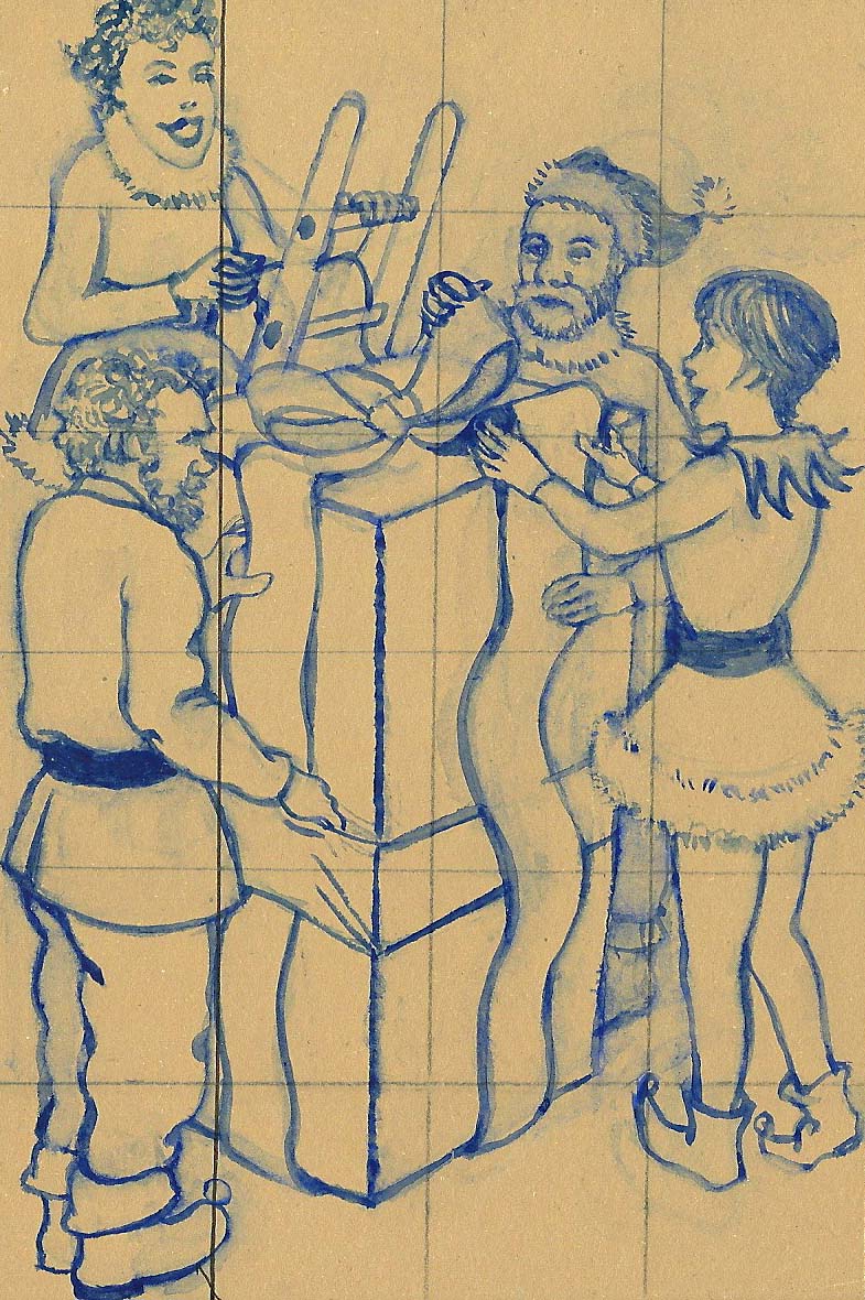 Christmas card workshop