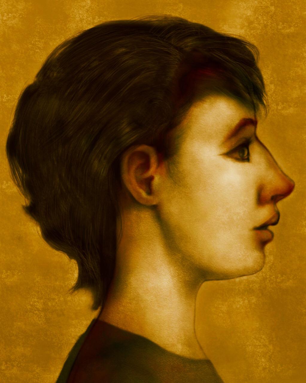 © 2022 Michael Chambers - Adele, digital painting by Mike Chambers