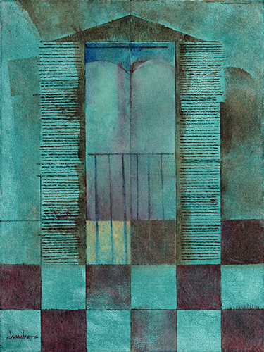 Venice Door, oil on canvas, Michael Chambers