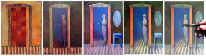 © 2022 Michael Chambers - HG - oil on canvas - progression 10-31-2015 - MIchael Chambers