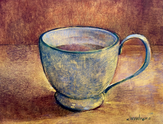 Ghost Coffee - oil on panel - Michael Chambers - 2015