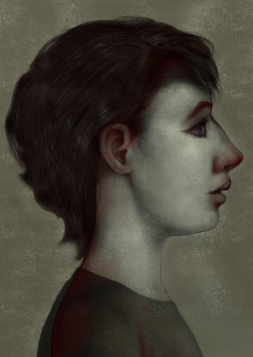 © 2022 Michael Chambers - Adele, digital painting by Mike Chambers