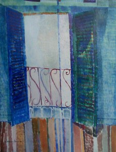 Michael's Doors, oil on canvas, Michael Chambers