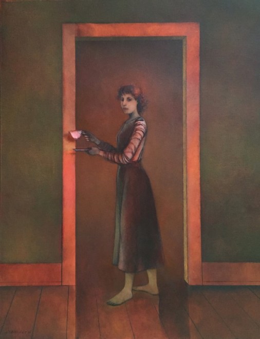 Francesca, oil on canvas by Mike Chambers