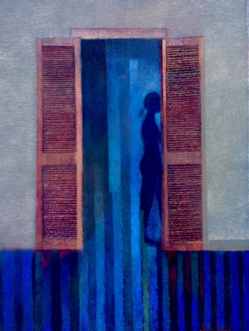 Bonnard's Ghost, oil on canvas, Michael Chambers