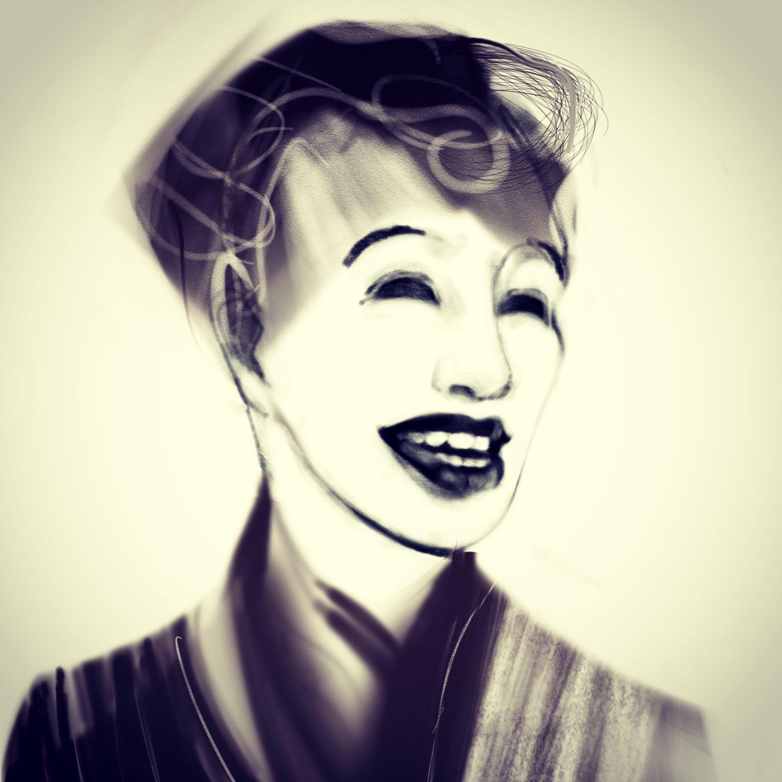 © 2022 Michael Chambers - Fiona, digital painting by Mike Chambers