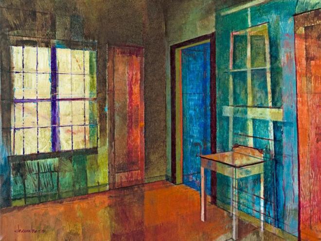 Franklin Street Studio, oil painting by Mike Chambers